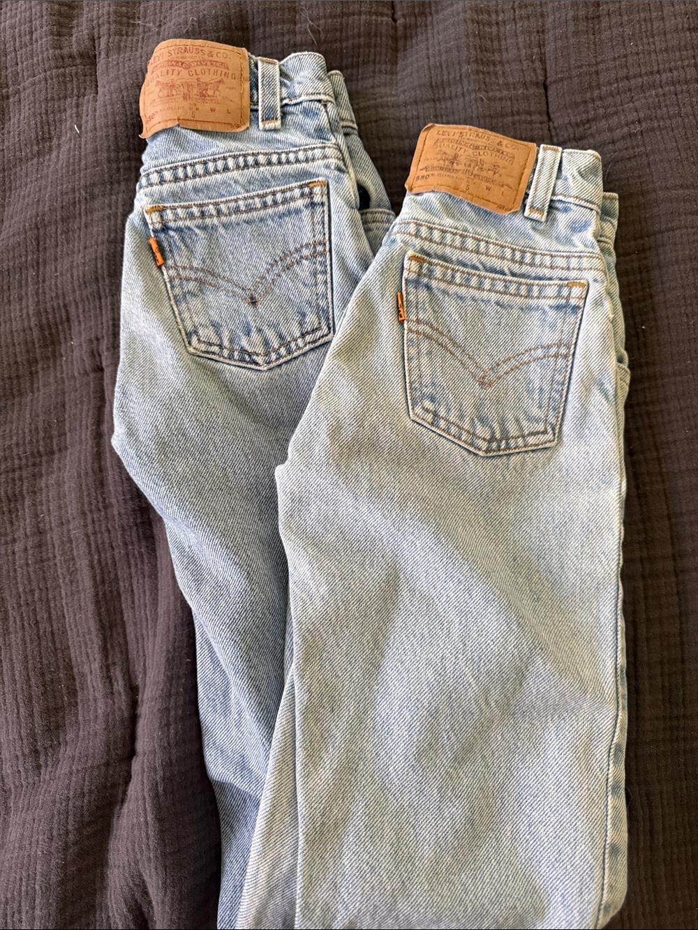 Vintage Kids Orange Tab Levi’s size 5T